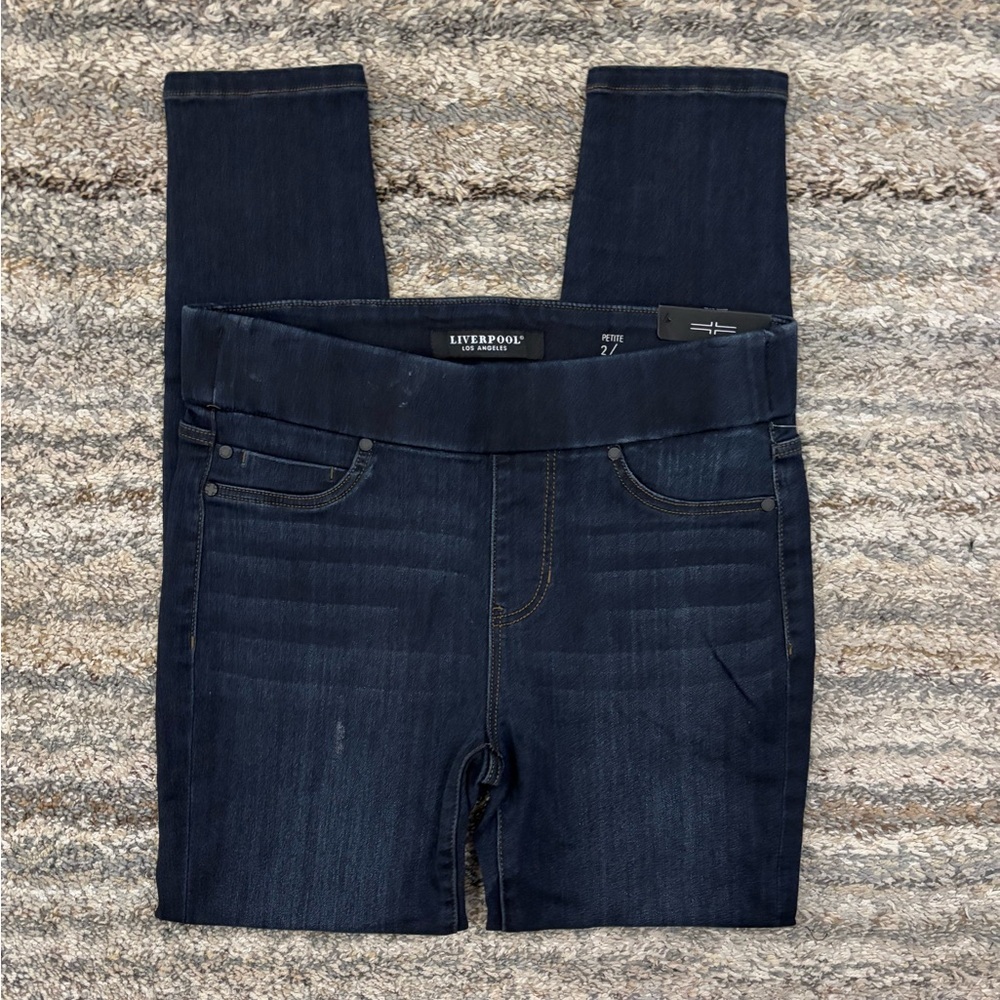 Liverpool Pull-On Ankle Skinny Jeans Sz 2/26P NWT | Liverpool Skinny Jeans NEW-